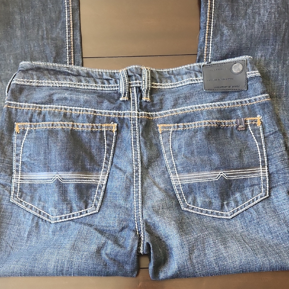 Buffalo David Bitton Blue Straight Denim Jeans